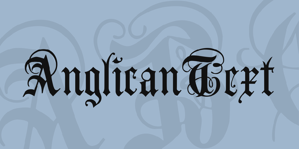 Download AnglicanText font | dafonttop.com