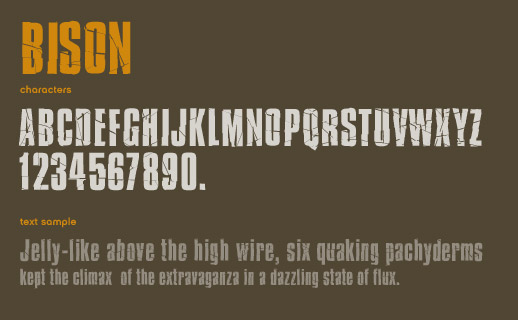 Download Bison font | dafonttop.com