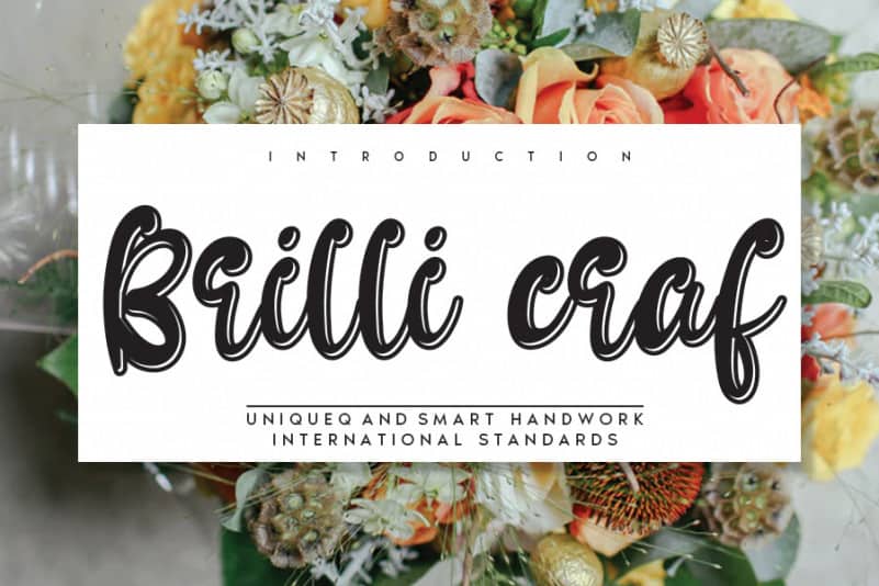 Download Brilli Craf font | dafonttop.com