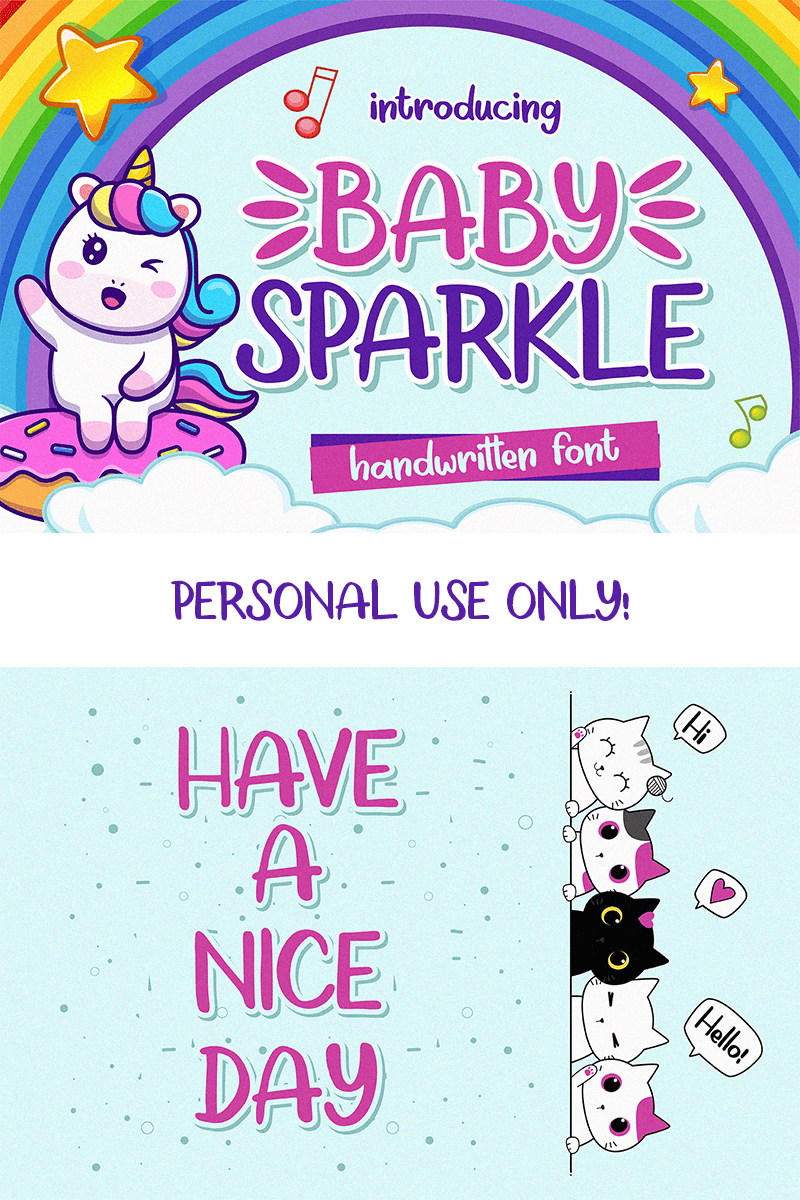 Sparkle Baby Text Download Baby Sparkle font | dafonttop.com