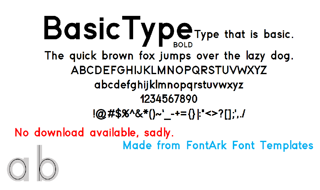 Download BasicType font | dafonttop.com