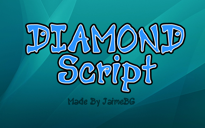Script F Diamond Stone Download Diamond Script font | dafonttop.com