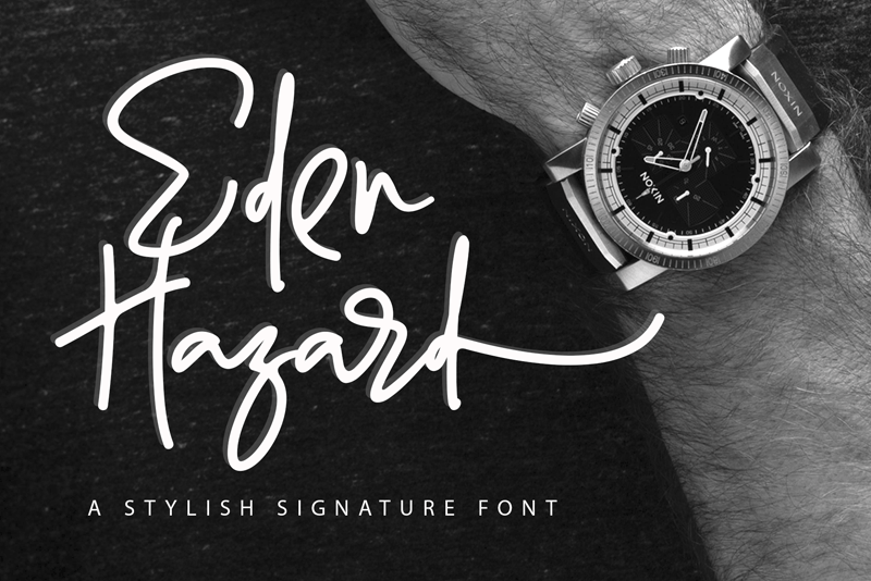 Download Eden Hazard font | dafonttop.com