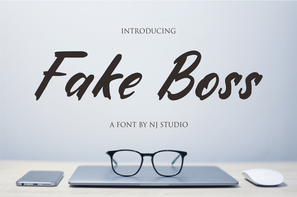 Fake Script For Boss Download Fake Boss font | dafonttop.com