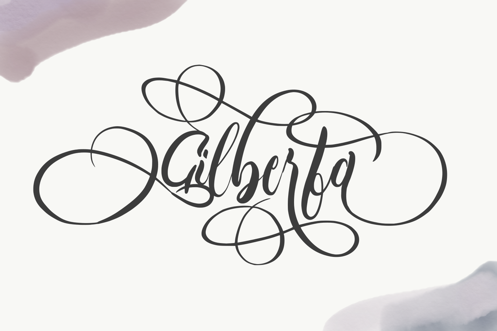 Download Gilberta calligraphy font | dafonttop.com