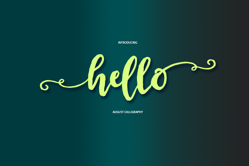 Download hello brush font | dafonttop.com