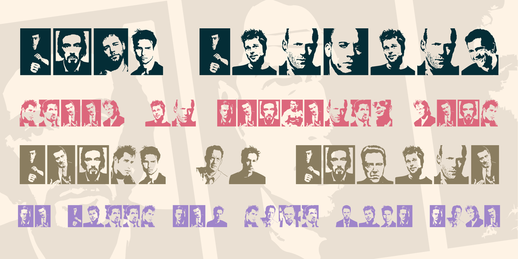 Download Hollywood Actors font | dafonttop.com