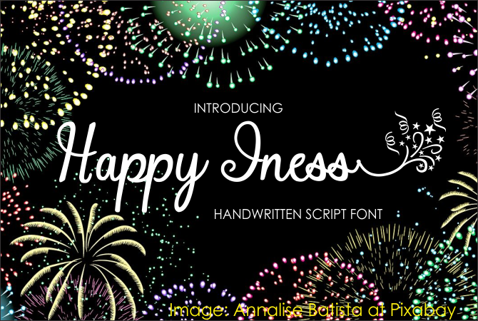 Iness Script Download Happy Iness font | dafonttop.com