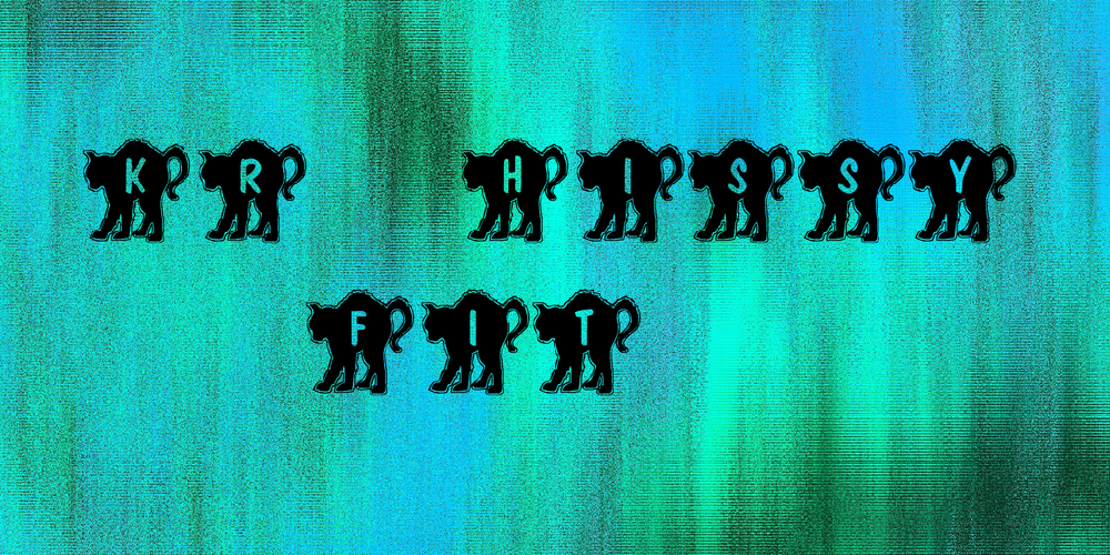 Download Kr Hissy Fit Font Dafonttop