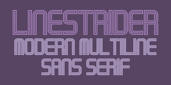 Stringer Font Rounded Download Linestrider Rounded font | dafonttop.com