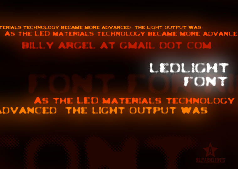 Download Ledlight Font Dafonttop
