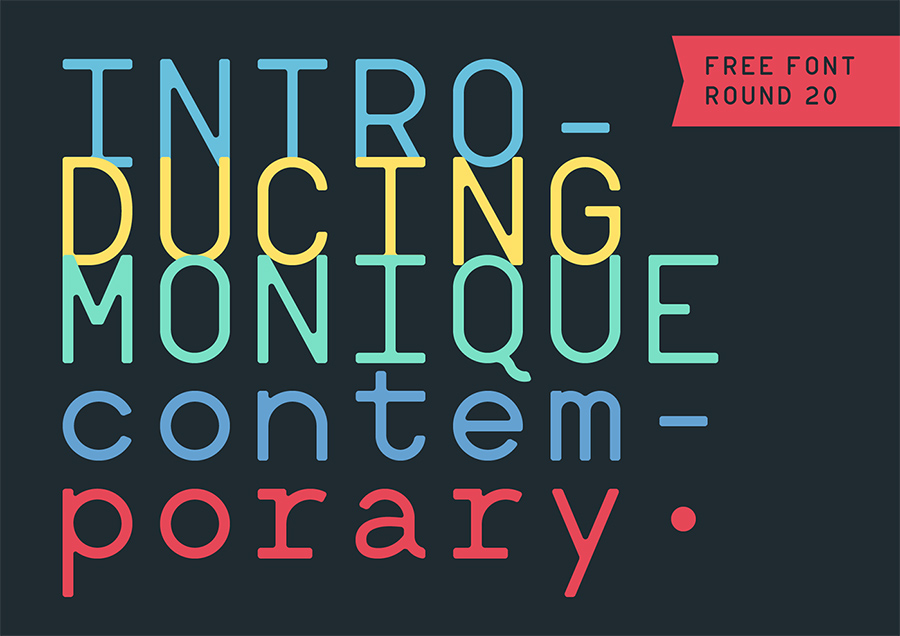Download Monique Round 20 font | dafonttop.com