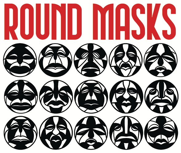 Download Round Masks font | dafonttop.com