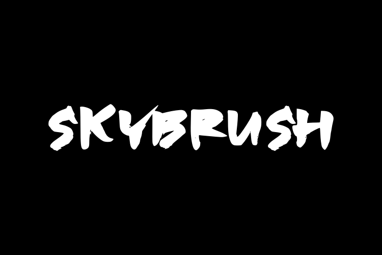 Download Skybrush Font Dafonttop