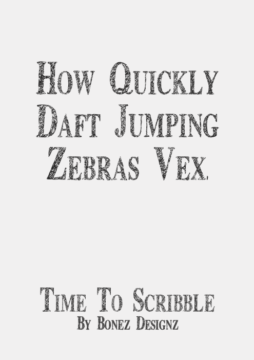 Download Time To Scribble font | dafonttop.com