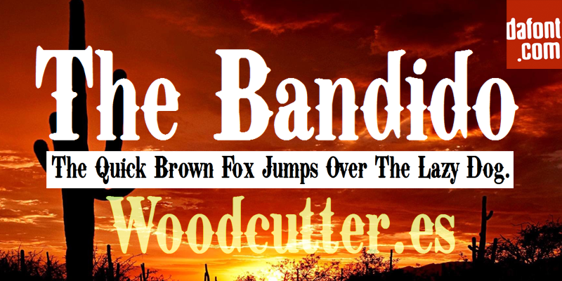 Download The Bandido font | dafonttop.com